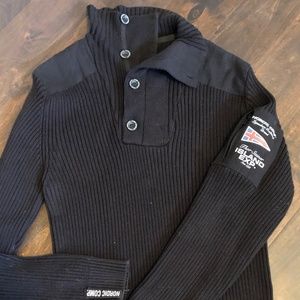 Thor Steinar Nordic Company Cowl-Neck Knit Sweater